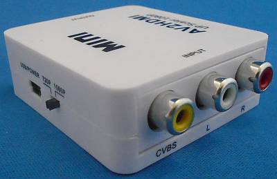 Extra image of Composite Video converter (Upscaler) 1V AV input HDMI output